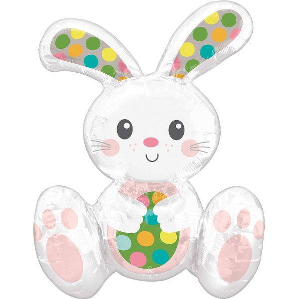 Spotted Easter Bunny Multi-Balloon 38x50cm Sale