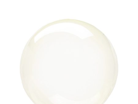 Yellow Crystal Clearz Petite Foil Balloon 25cm Online now