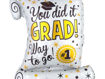 You Did It Diploma SuperShape Balloon 55x66cm Cheap