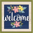 Spring Welcome Add On Metal Sign For Cheap