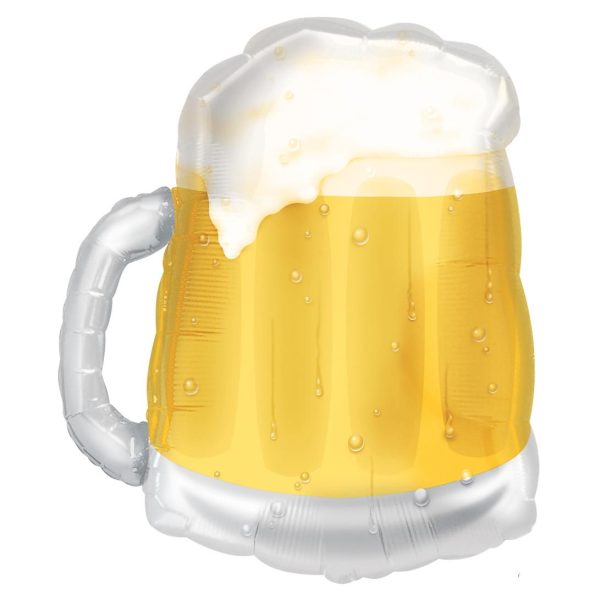 Transparent  Beer Mug Balloon 20 x 23in on Sale