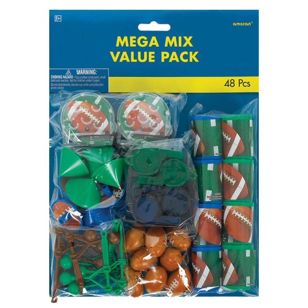 Sports Championship Football Value Pack Favors 48pcs Fashion