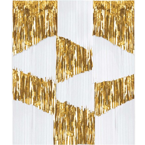 Golden Age Birthday Decorating Backdrops Foil & Plastic Decoration For Sale