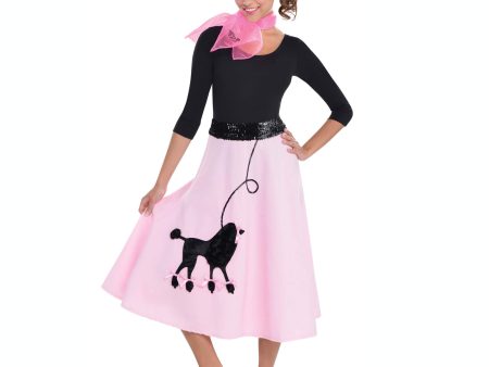 Adult Poodle Skirt 1950s Costume Hot on Sale