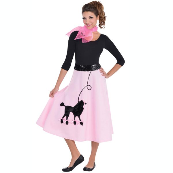 Adult Poodle Skirt 1950s Costume Hot on Sale