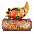 Thanksgiving Cornucopia SuperShape 73x71cm Online