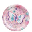 Flutter Round Paper Plates 7in 8pcs For Discount