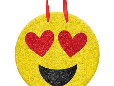 Valentine Emoji Glitter Sign Online now