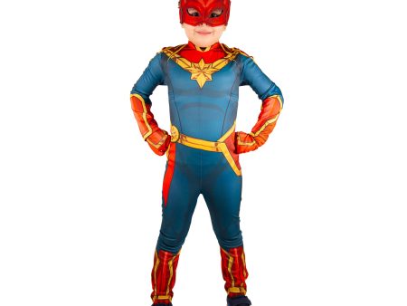 Child Captain Marvel Classic Costume For Sale