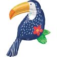 Tropical Jungle Toucan SuperShape 76x93cm Hot on Sale