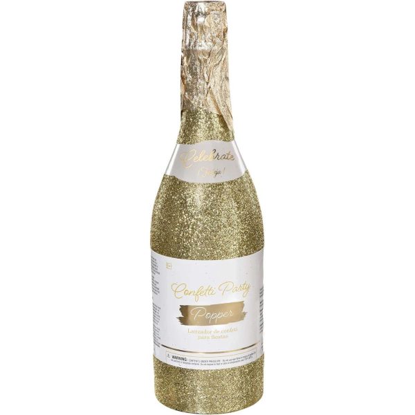 Golden Age Birthday Confetti Bottle Glitter Party Popper 12in Online