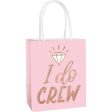 Blush Wedding Gift Paper Bags Hot-Stamped Small 6pcs Online