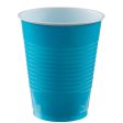 Caribbean Blue Plastic Cups 18oz 20pcs on Sale