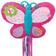 1st Birthday Butterfly Pull Piñata For Cheap