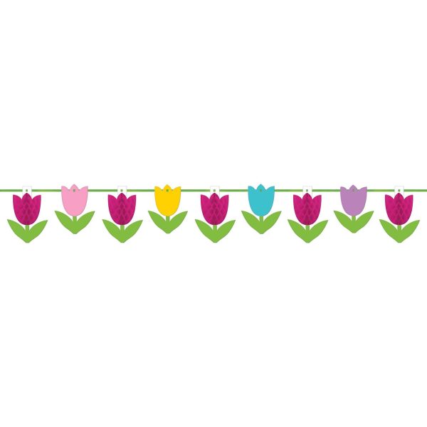 Tulip Honeycomb Garland Online