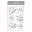 Snowflakes Small Glitter Gel Cling For Discount