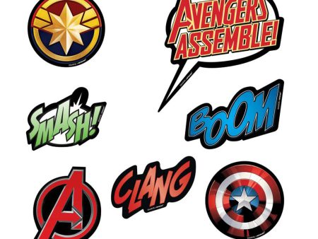 Marvel Powers Unite Vinyl Cutout Decoration 2 Sheets Discount