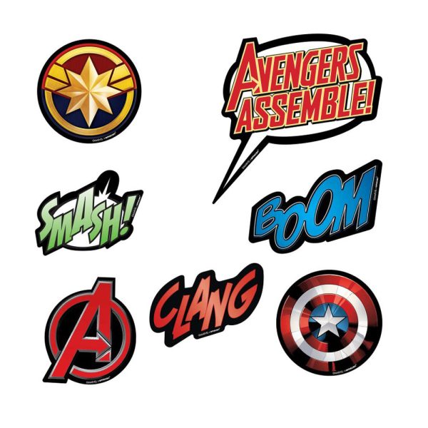 Marvel Powers Unite Vinyl Cutout Decoration 2 Sheets Discount