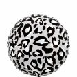 Snow Leopard Print Foil Balloon 45cm Fashion