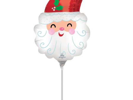 Smiley Satin Santa Head Mini Shape Hot on Sale