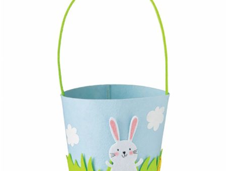 Easter Felt Scene Fabric Basket For Discount