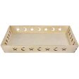 Star and Moon Serving Tray Rectangular Wood Hot on Sale