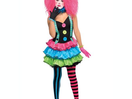 Teen Cool Clown Funny Costume Cheap