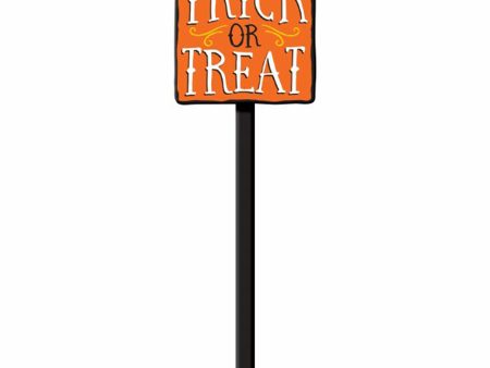 Trick Or Treat Yard Stake 37in x 11in For Discount