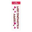 Valentine Glitter Gel Window Cling For Discount