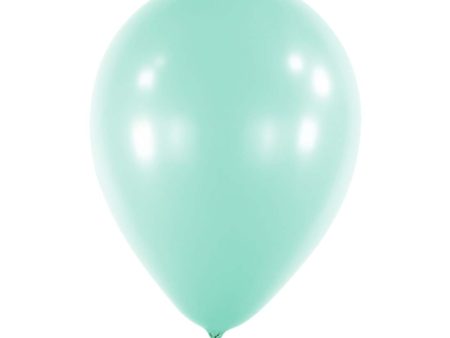 Sky Blue Macaron Standard Latex Balloons 12in 50pcs Discount