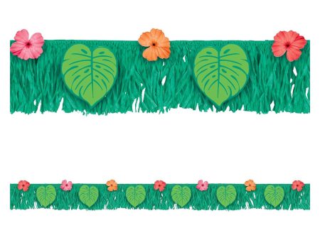 Tropical Jungle Paper Fringe Banner Decoration on Sale