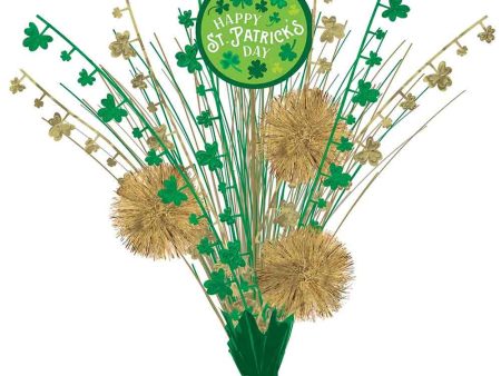 St. Patrick Tinsel Burst Centerpiece For Sale