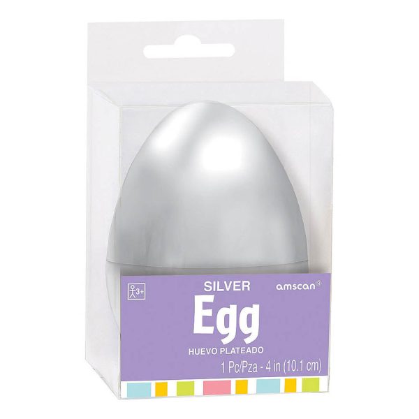 Fillable Silver Plastic Egg Favor Online Hot Sale