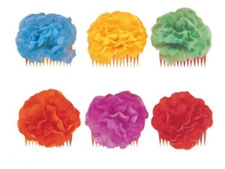 Summer Tropical Flower Hair Comb (Sold per Piece) Supply