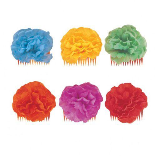 Summer Tropical Flower Hair Comb (Sold per Piece) Supply