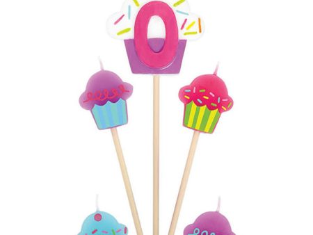 #0 Cupcake Birthday Pick Candle Online now