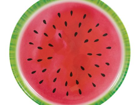 Watermelon Melamine Plastic Platter 13.5in For Discount