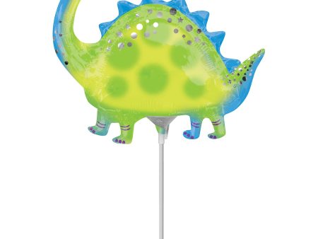 Stegosaurus Mini Shape Foil Balloon 27x25cm Online now