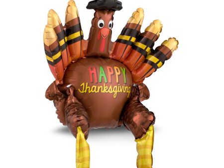 Sitting Turkey Multi Foil Balloon Online Hot Sale