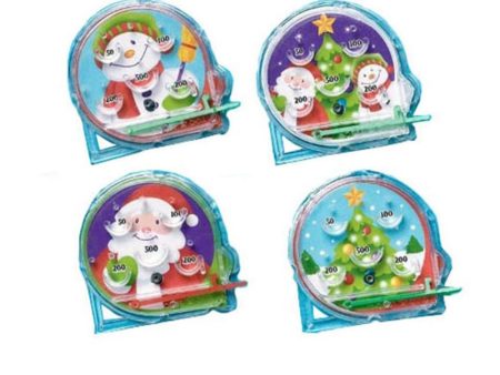 Christmas Plastic Pinball Game Favors 12pcs Cheap