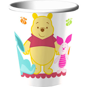 Baby Pooh Cups 9oz, 8pcs Hot on Sale