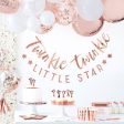 Twinkle Twinkle Rose Gold Foiled Paper Cups 9oz 8pcs Sale