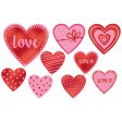 Valentines Glitter Cutout 9pcs For Sale