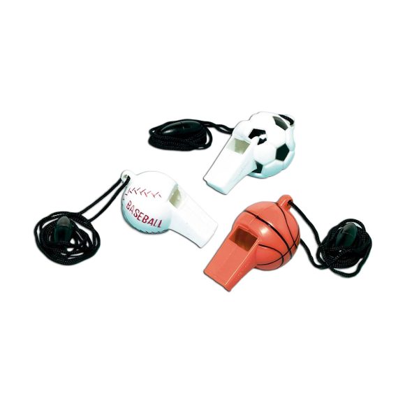 Sports Ball  Assorted Whistle Favors 12pcs Hot on Sale