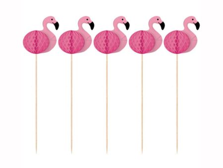 Flamingo Paradise Decorating Picks 10pcs Hot on Sale