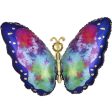 Tie-Dye Butterfly Foil Balloon 26in For Sale