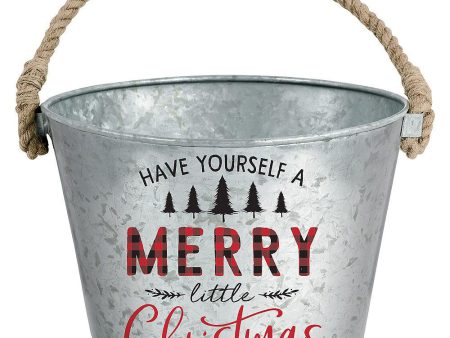 Have A Merry Little Christmas Medium Bucket Online now