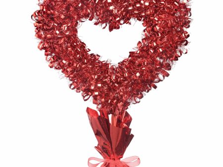 Valentines Foil & Tinsel Centerpiece Fashion