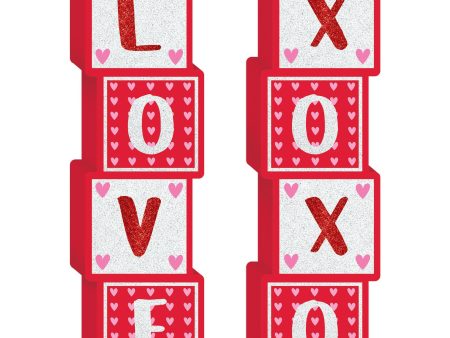 Valentine s Day Tabletop Block Sign Sale