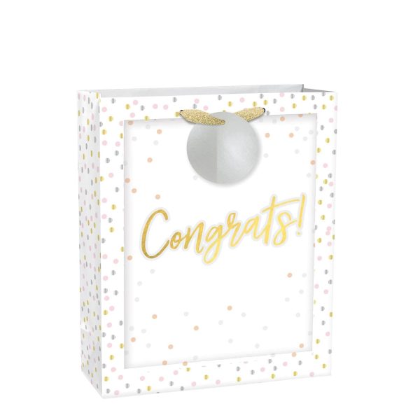 Confetti Congrats Large Gift Bag Supply